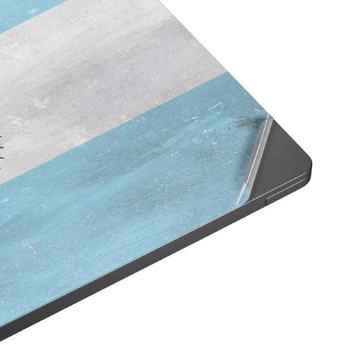 Argentina Flag Distressed Surface Laptop 7 13.8in Skin